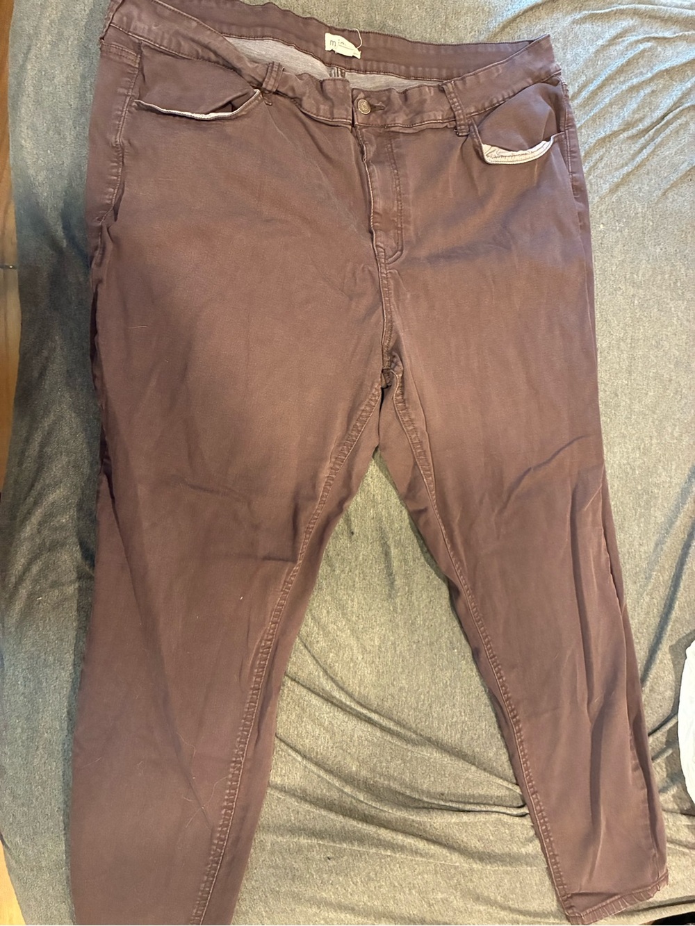 Maurices Women's Skinny Pants in Deep Plum